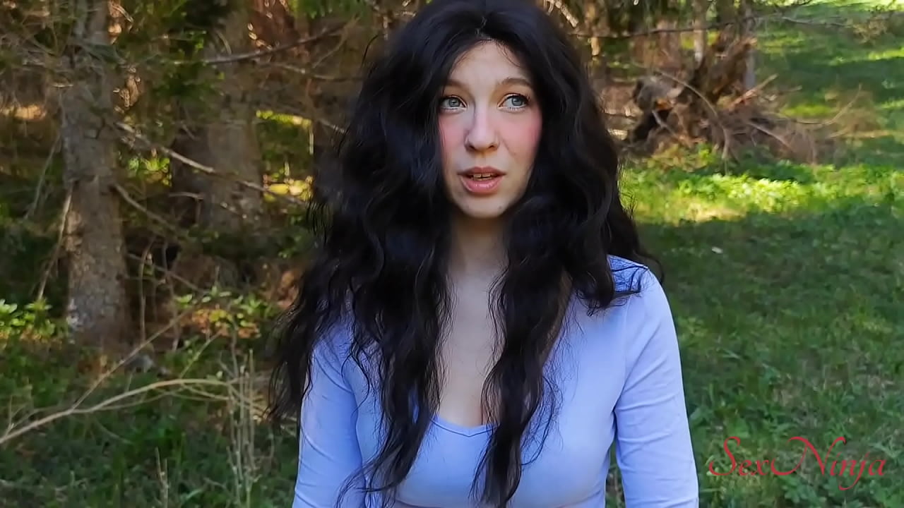 Influencer Running from a Bear Sucks my Dick to Rescue Her