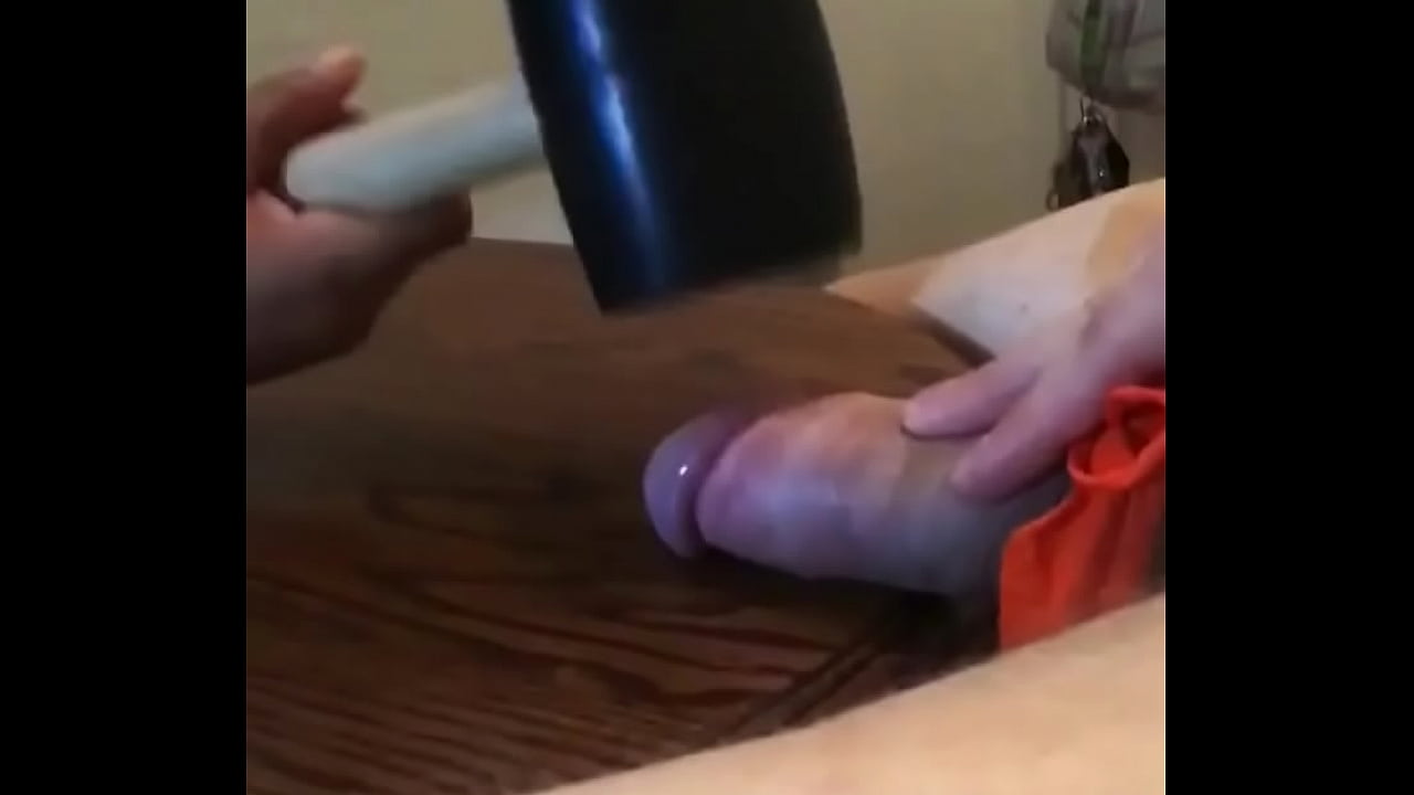 Black BBW does some light CBT to my cock & balls