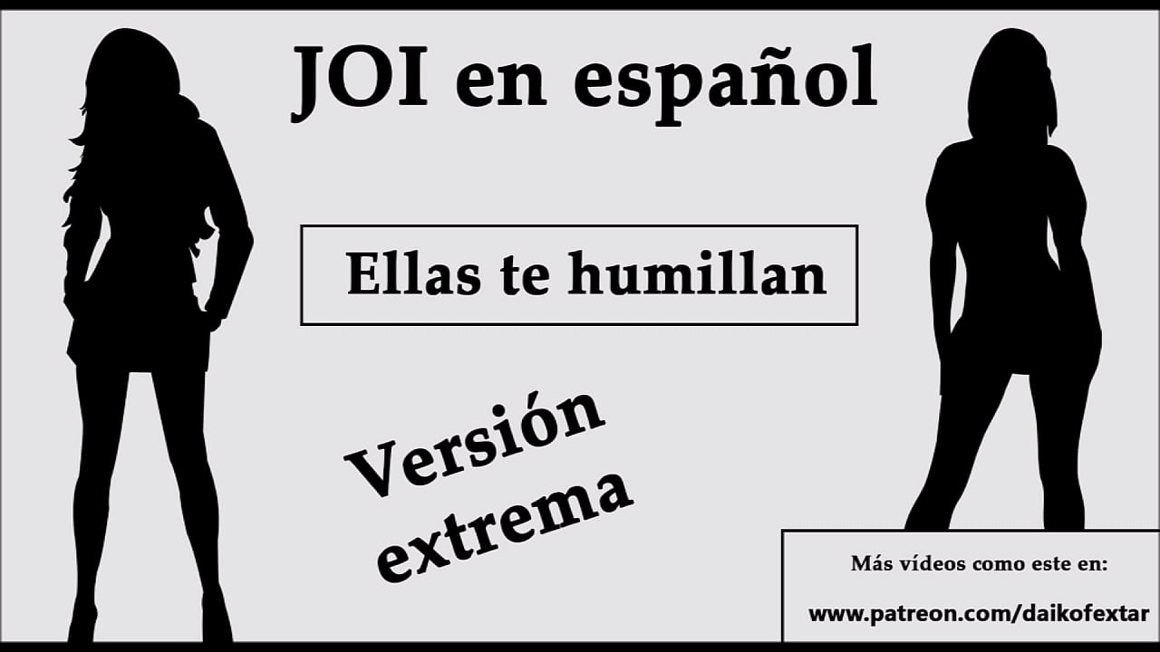 Unas chicas dicen lo que debes hacer. Rol con JOI.