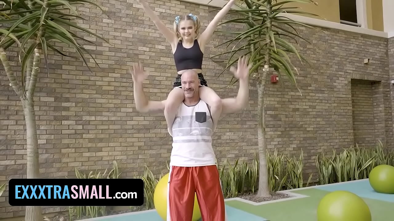 Exxxtra Small - Hot Gymnastic Girl Shows Her Coach How Flexible She Is While Taking His Huge Dick