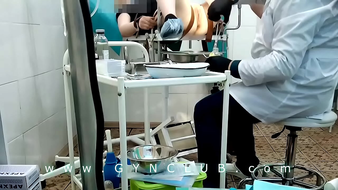 Bondage on gyn table