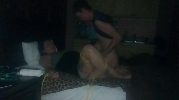 Amuture bondage with slut wife