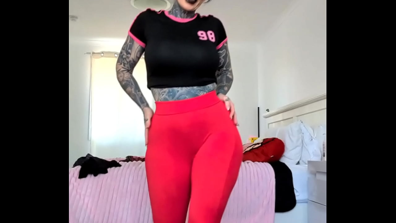 MILF Sheer Gym Tights try on Melody Radford Fucked