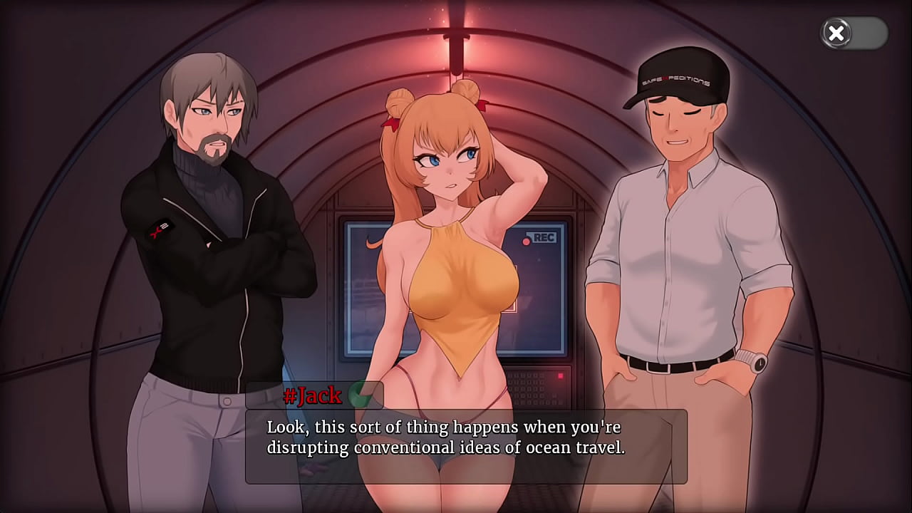 Guy fall in love in a submarine with a girl