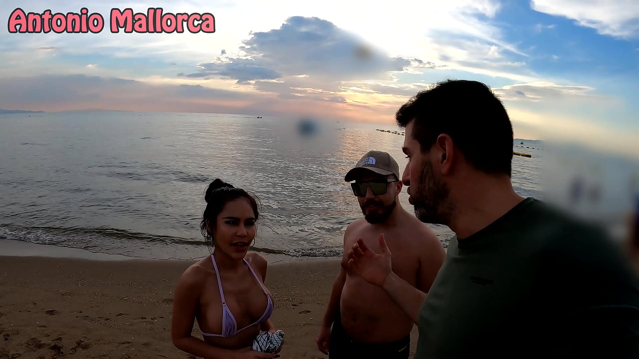 Success Public Beach Pickup Gone Hot Thai Threesome