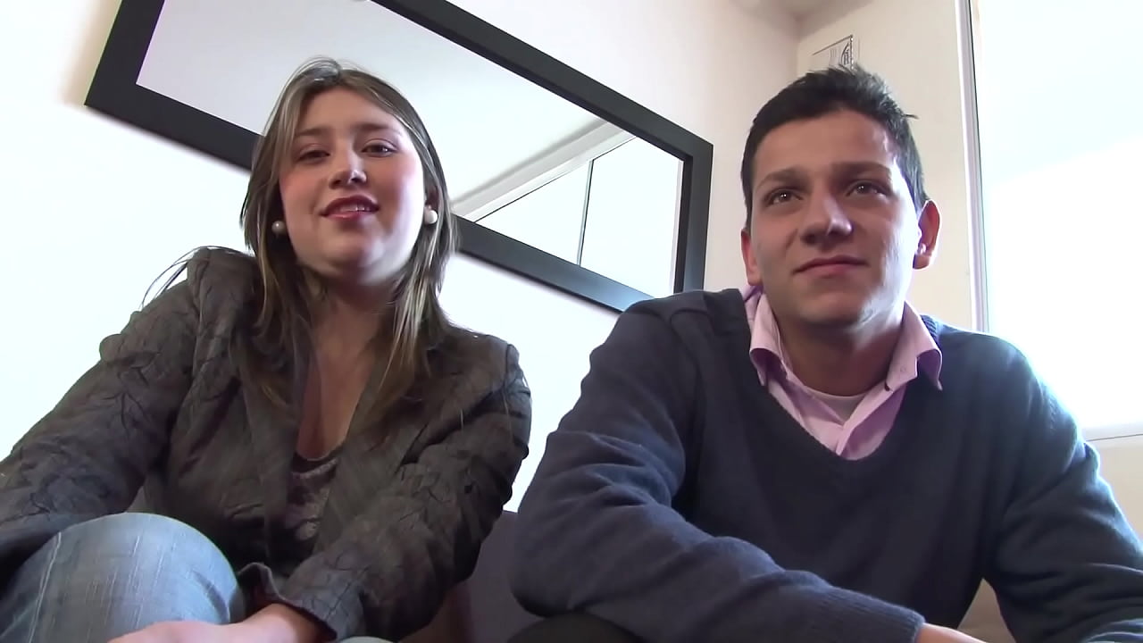 Amateur couple filming their first sex scene