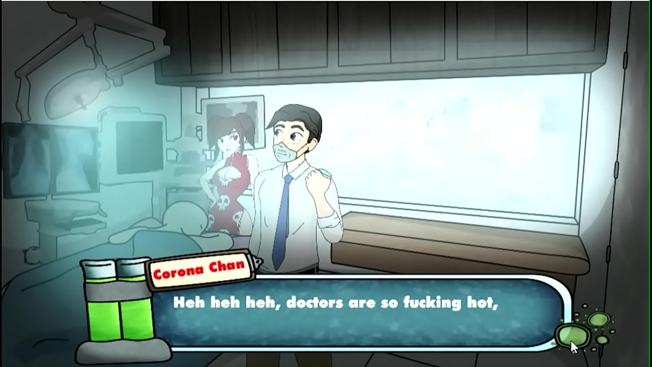 Doctor has sex with Corona-chan (Flash game)