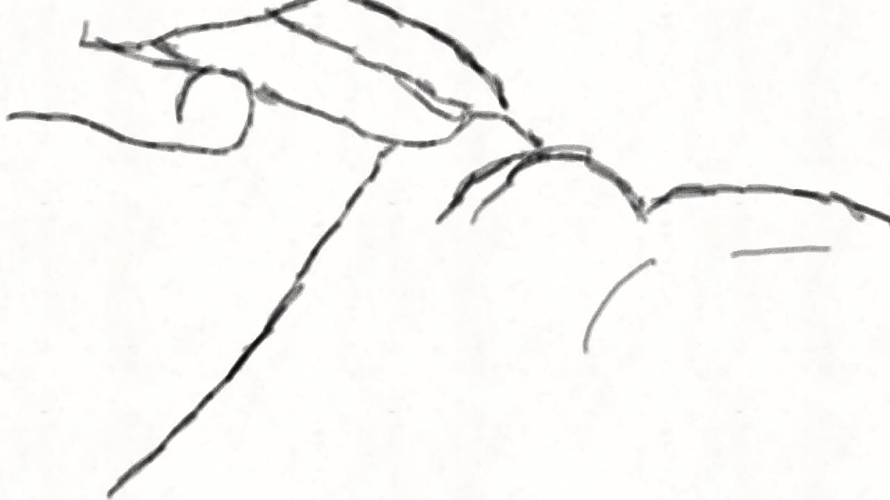 Hot pussy girl in animation video.