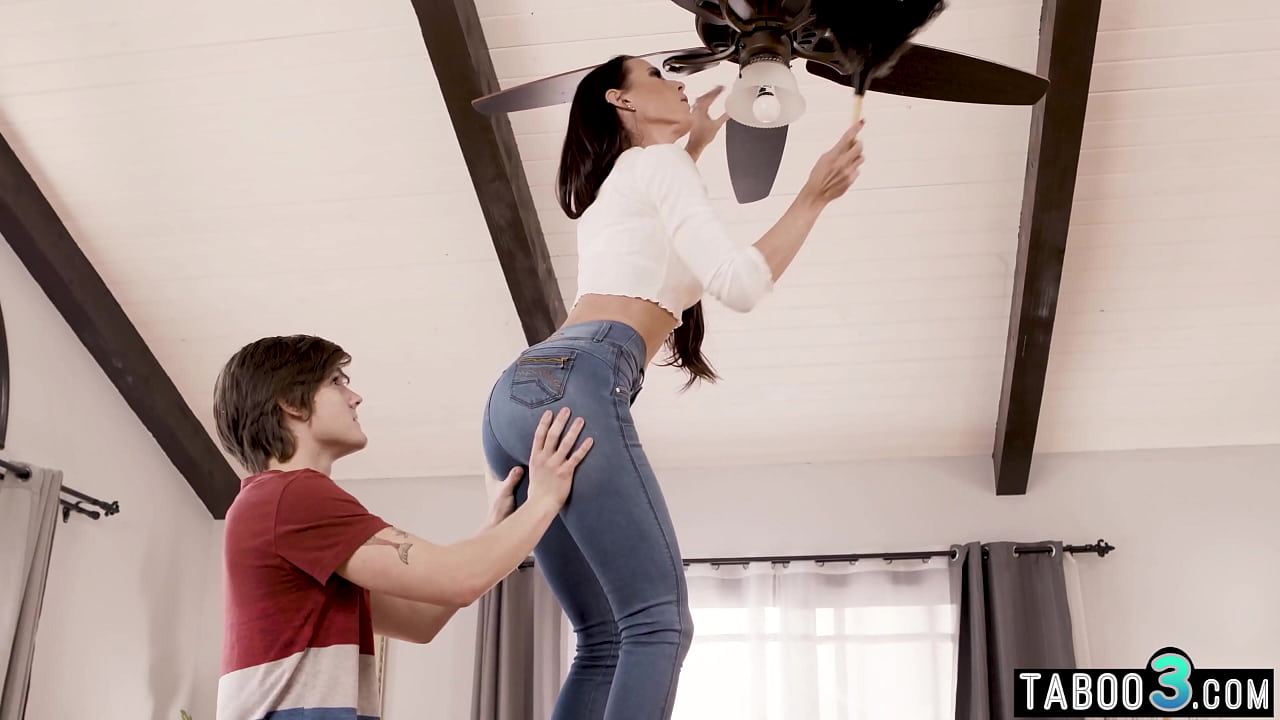 Busty MILF stepmother orders her stepson to taboo fuck her