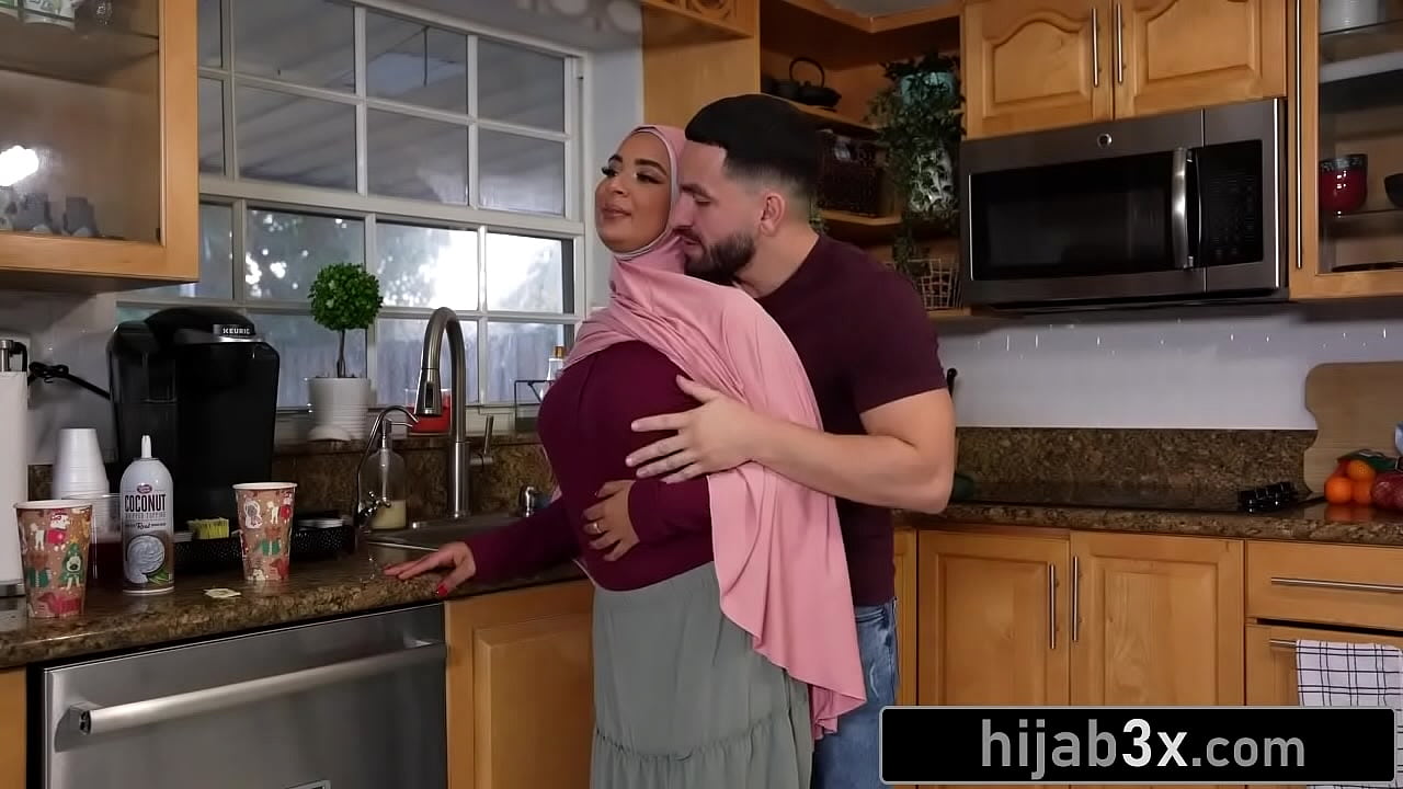 Stunning Muslim Babe Bent Over and Fucked Next to a Christmas Tree