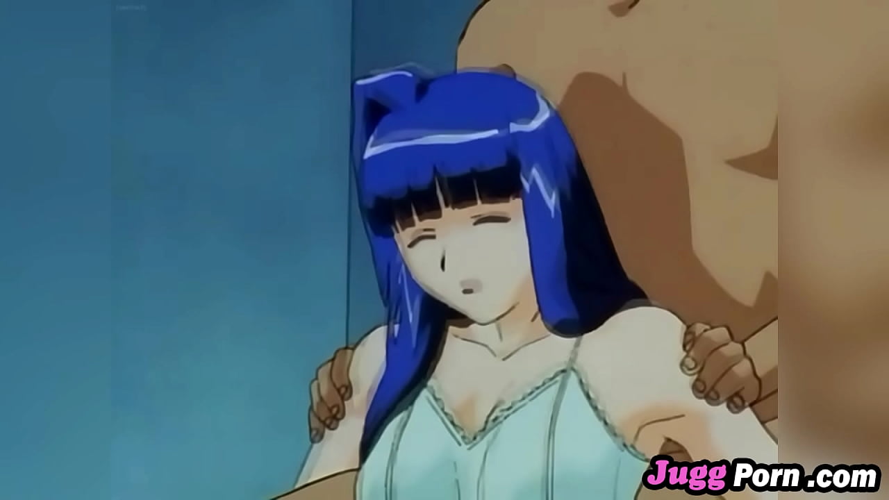 Beautiful blue-haired girl is fucked to learn how to please in sex.