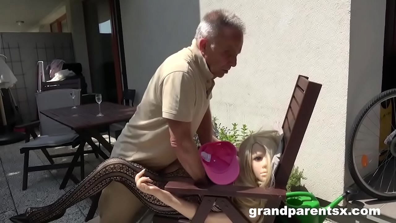 Bizzare Old Guy Fucking a Plastic Doll