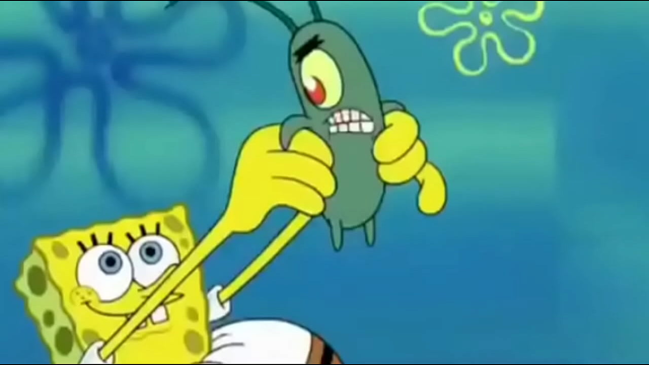 Spongebob Rail's Plankton's Tight Hole