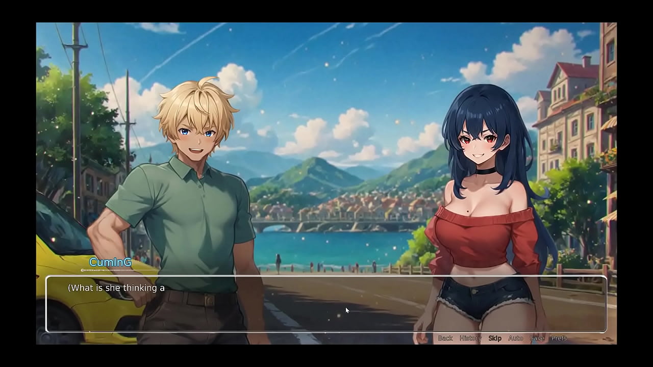 Bluring the walls [ ROMANCE Hentai Game ] Ep.3 TEASING her BOYFRIEND with VOYEURISM ideas !