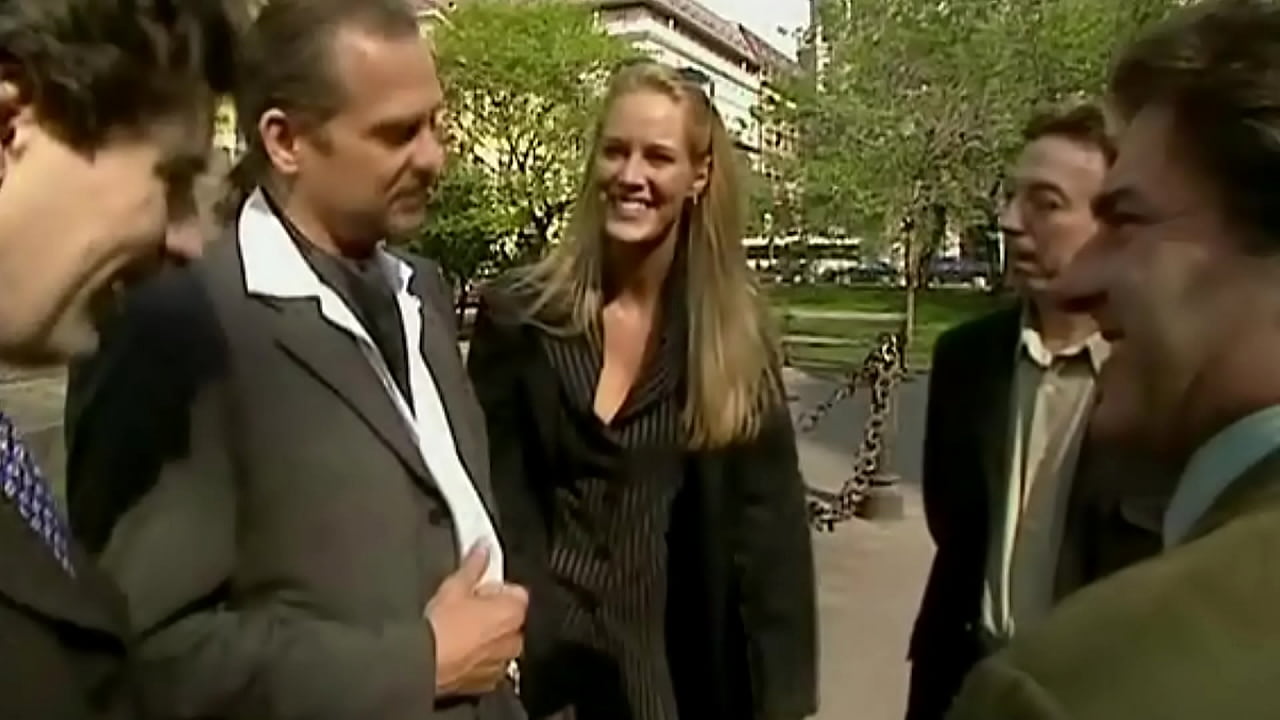 Sexy Cassandra gangbang with 4 clients