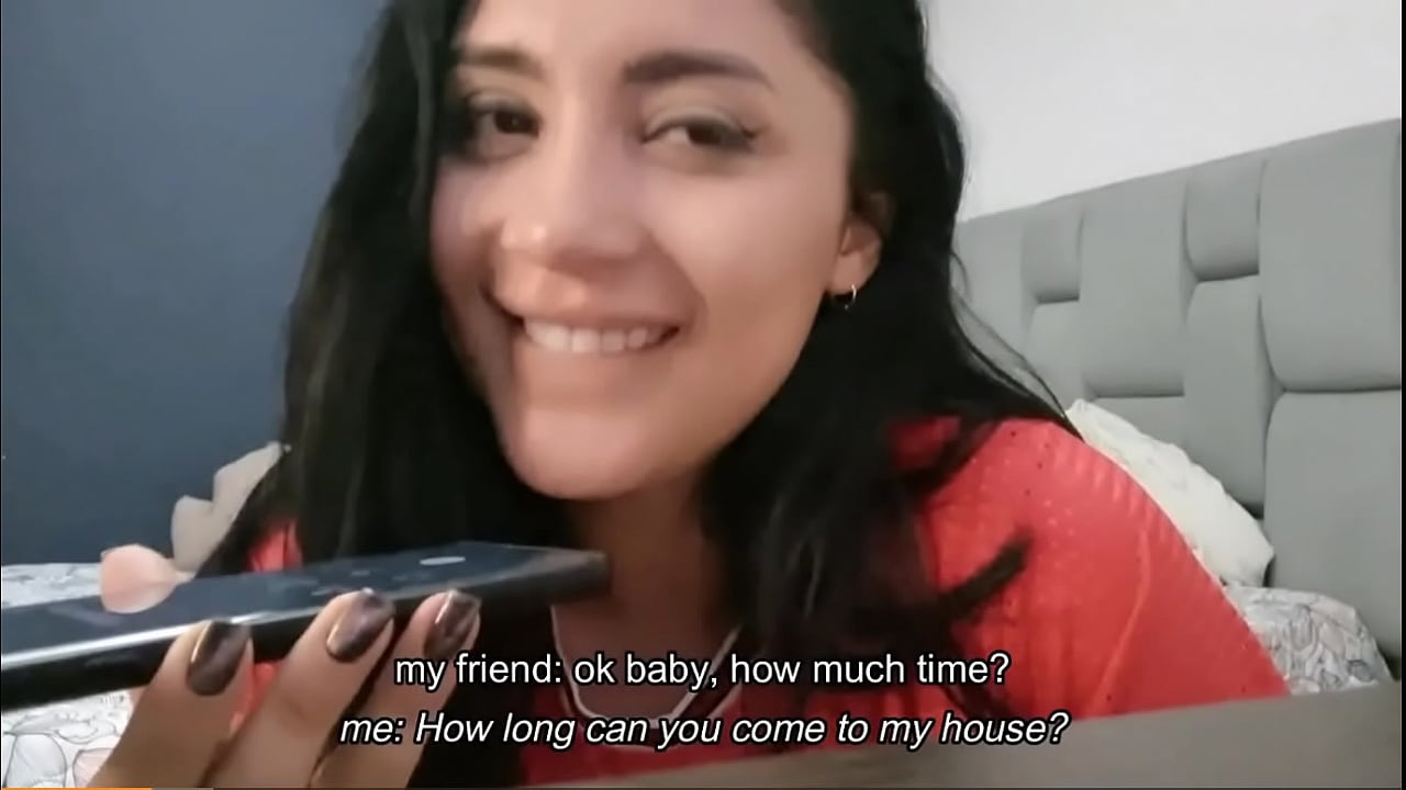 Martina gives her friend a good pussy licking while she calls her bf