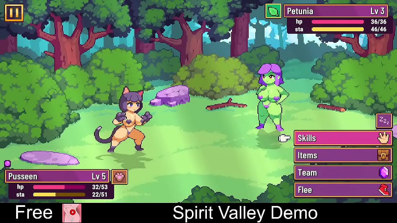 Spirit Valley (Free Steam Demo Game) Creature Collector,Hentai,JRPG,Strategy,2D