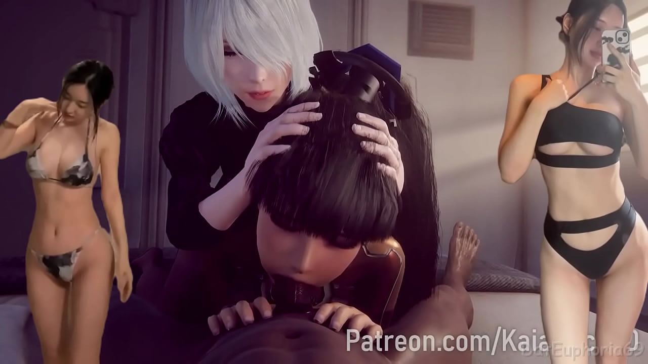 Eve from Stellar Blade, enjoying BBC :3