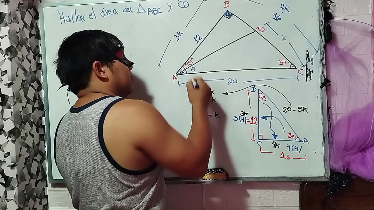 12 Calcula mi X en tri&aacute;ngulo sexual Matem&aacute;tico