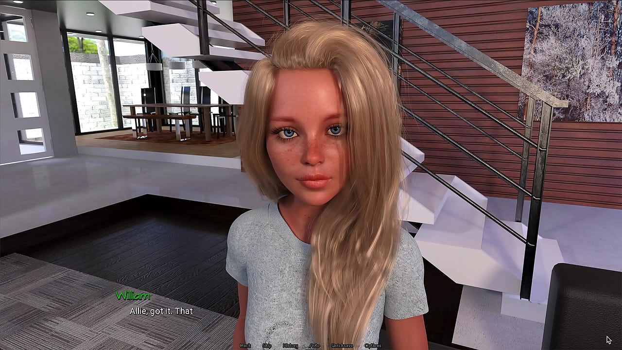 Sexy Blonde sees a huge dick