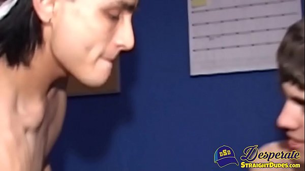 Young man fed cum after ass hammering