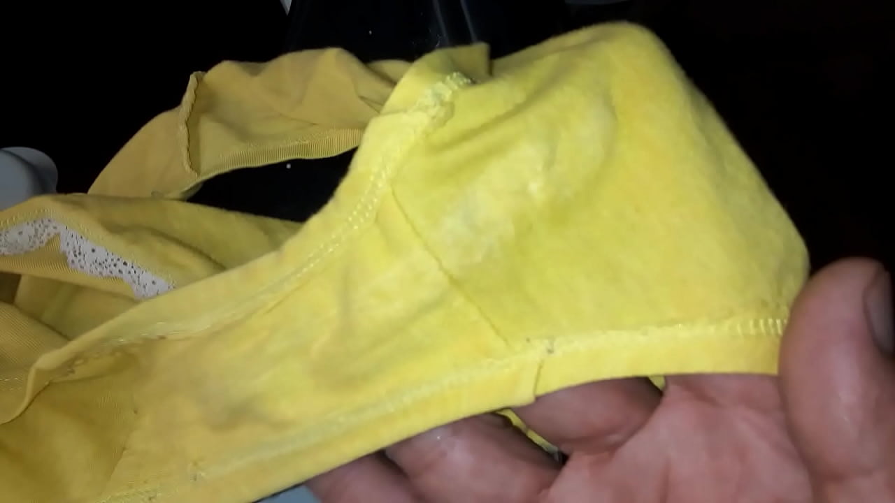 Sniffing panties wet pussy