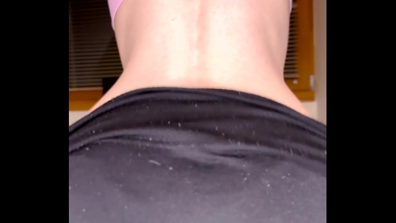 sexy long-legged bitch showed her ass and pussy to her slave