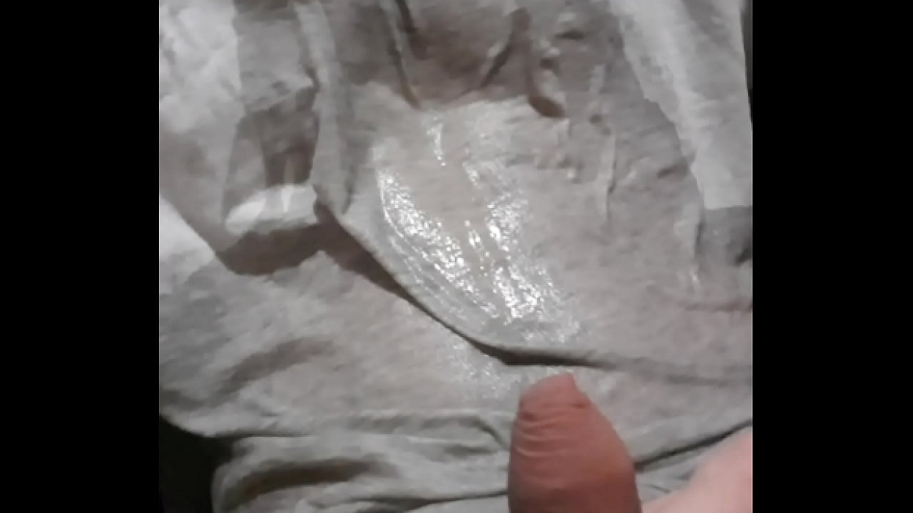 Flaccid uncut cock soaking in piss