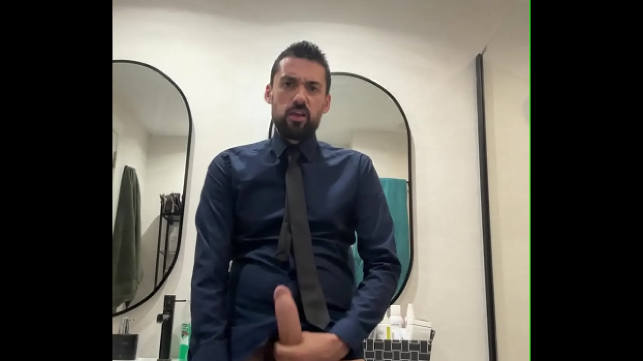 Hung daddy Jerks Off Hard and Cums Like a Beast!"