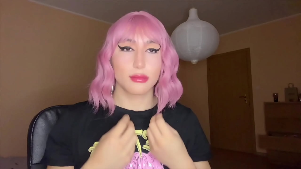 Sissy boi feminization and dildo ride