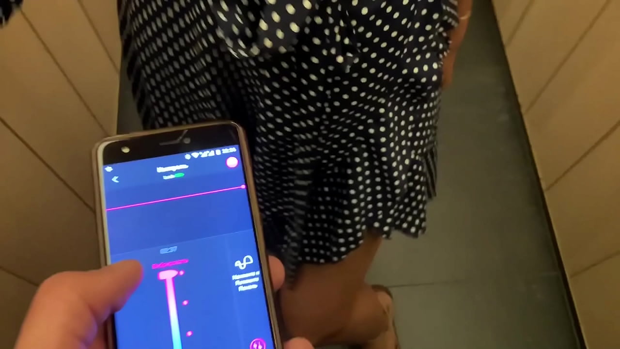 Risky LOVENSE ORGASM CONTROL at the bar