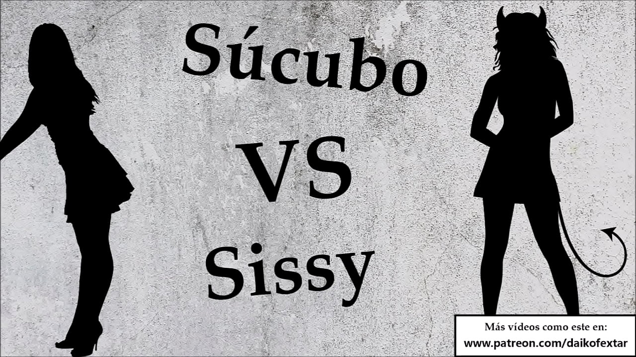 Sissy VS mujer demonio. Entrenamiento anal para su nueva mascota.