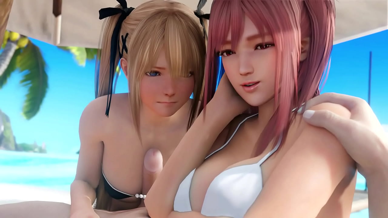 Marie Rose & Honoka sharing - Lazy procast