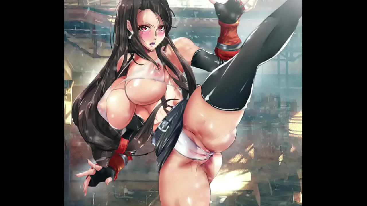 Anime girl with huge boobs and juicy pussy