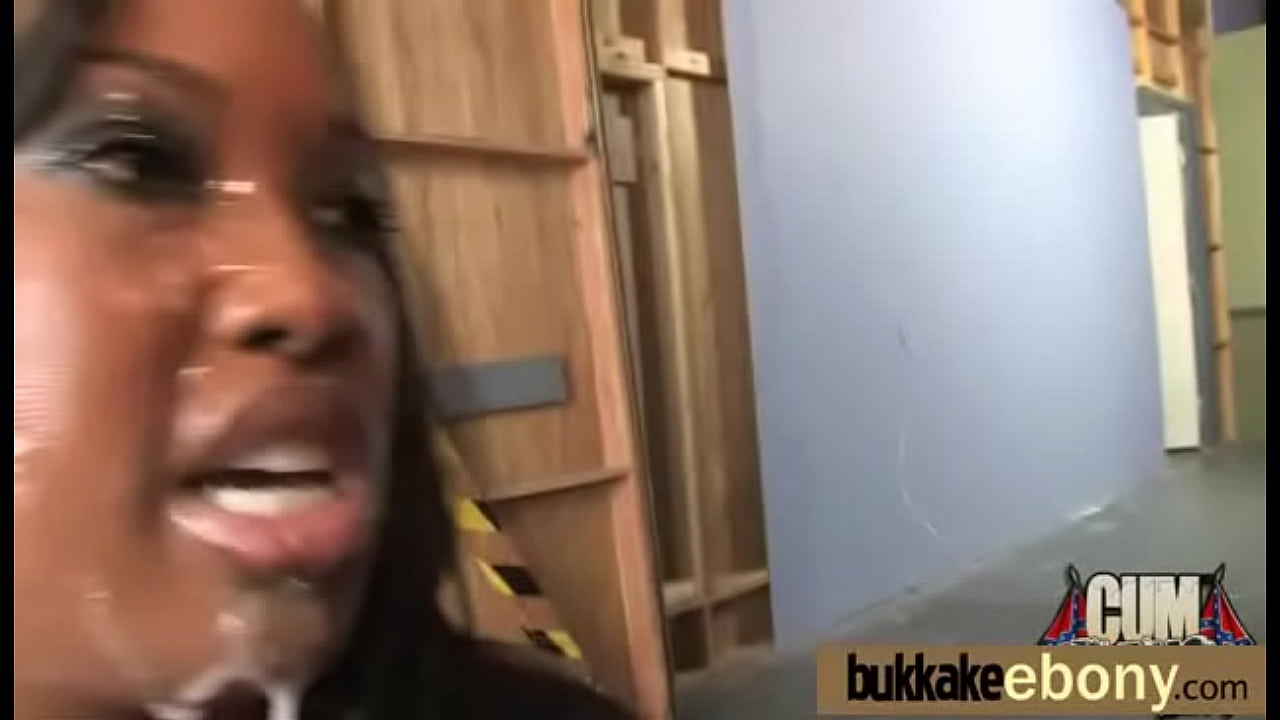 Group interracial ebonny bukkake 3