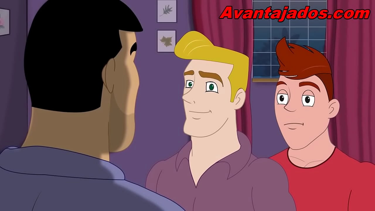 Desenho Gay Recebendo o Aluguel