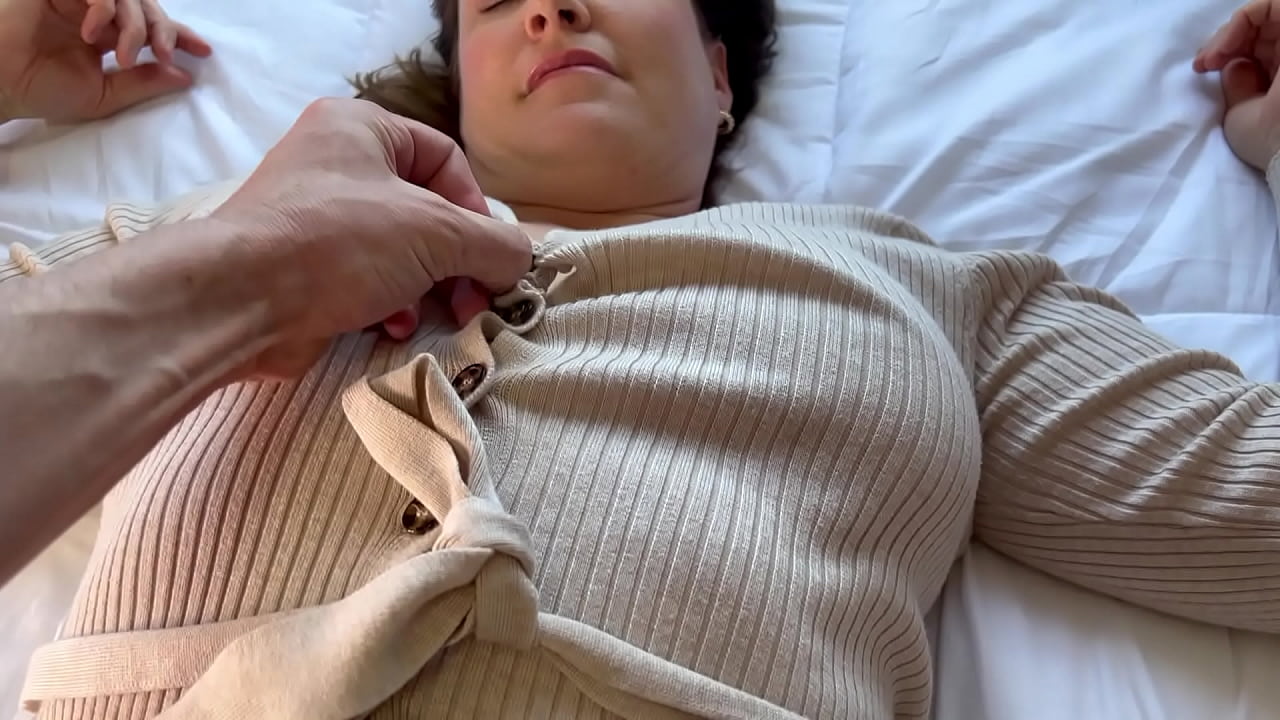 Avril showers fucked and creampied while wearing pantyhose