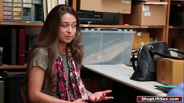 Teen babe rammed hard for stealing goods in the store