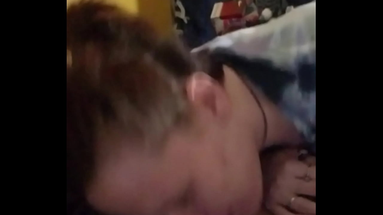 redhead eats white cock