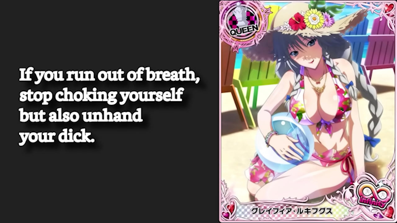 Sadist Grayfia as a visitor, maid training and degradation joi