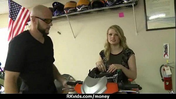 Slutty amateur babe is paid cash from some crazy public sex 17