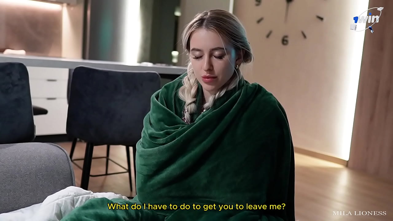 Sharing The Bed With StepSister on Vacation. She Got Scared and Got Cum on Her Panties...