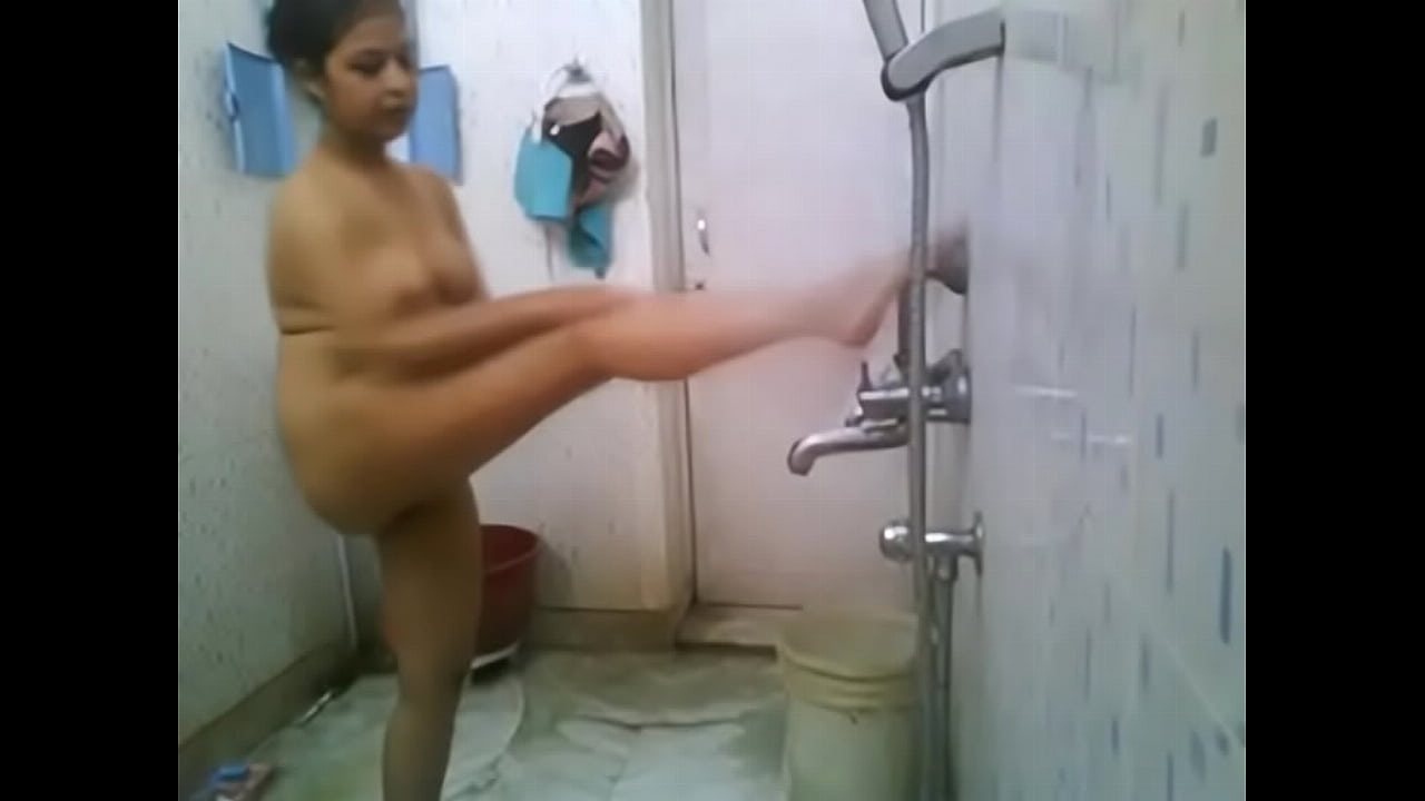 my gf.bathing