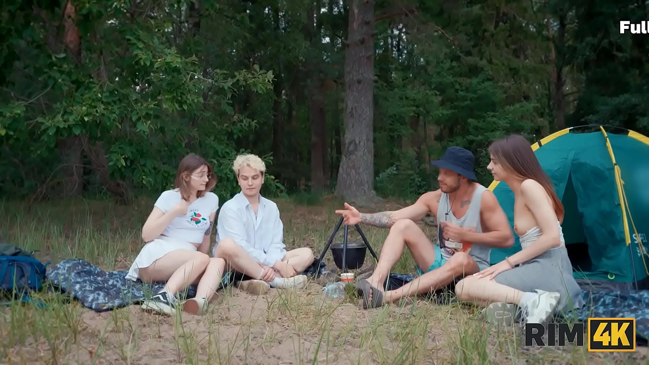 RIM4K. Horny couples lick asses in the woods. Hot fetish sex with Kioto & Funky Town