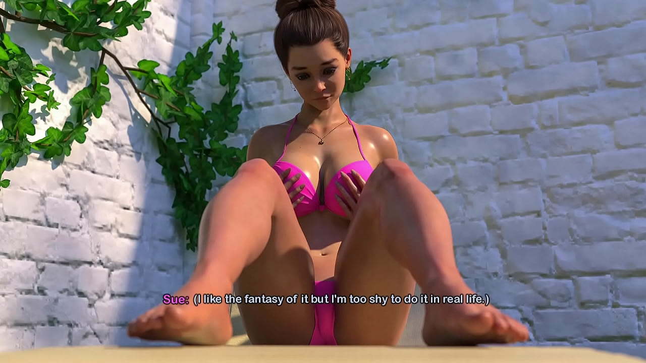 My Bimbo Dream #10 - Hot Stepmom Milf With Beautiful Fake Tits Flashes Me While I Do Gardening. She Wants To Try Her Stepsons Cock