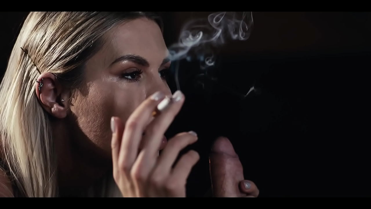 Sexy Mistress Tasting Cum Straight From Her Pussy While Smoking - Zlata Shine Smoke Cigarette Fetish