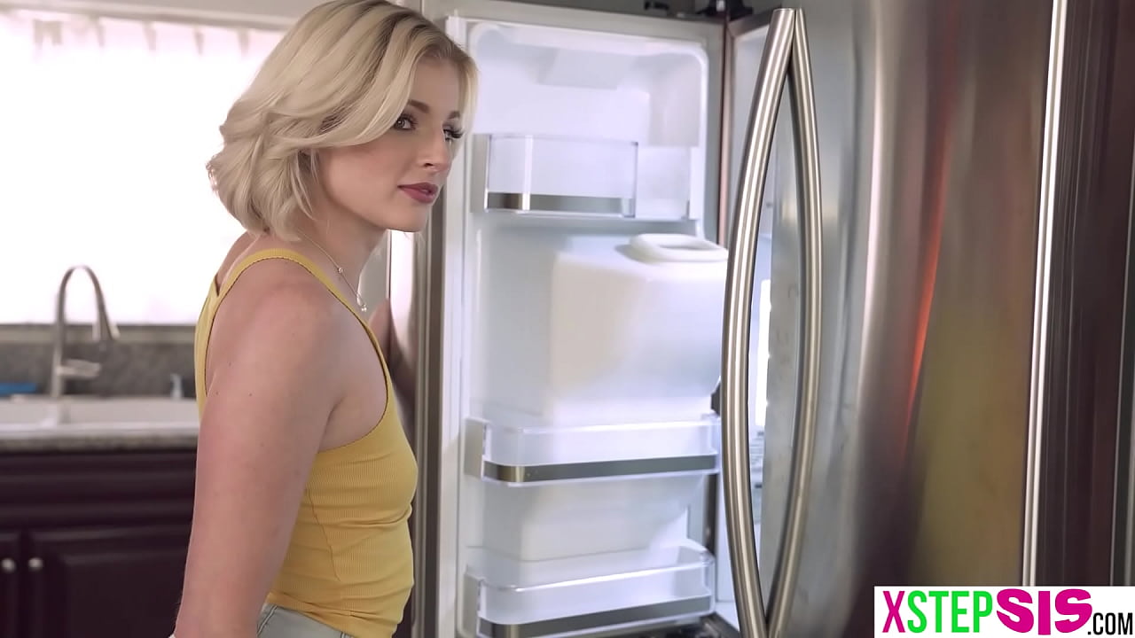 Blonde stepsister Hyley Winters made sure was super comfortable