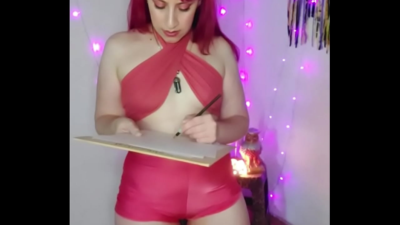 Artista sexy dibuja a su muso inspirador...pero descubre que es PITO CORTO! JOI SPH