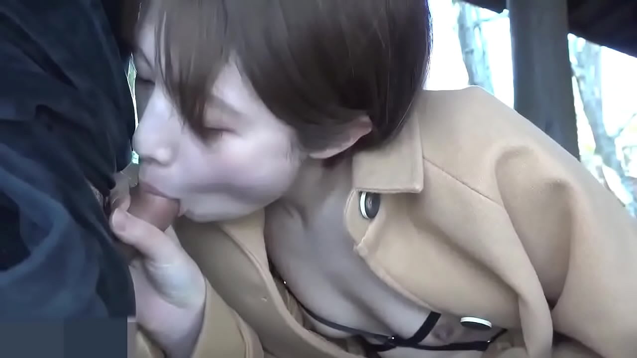 Uncensored, 19 year old Japanese beauty, masturbation in the car, blowjob and sex outside, erotic cosplay