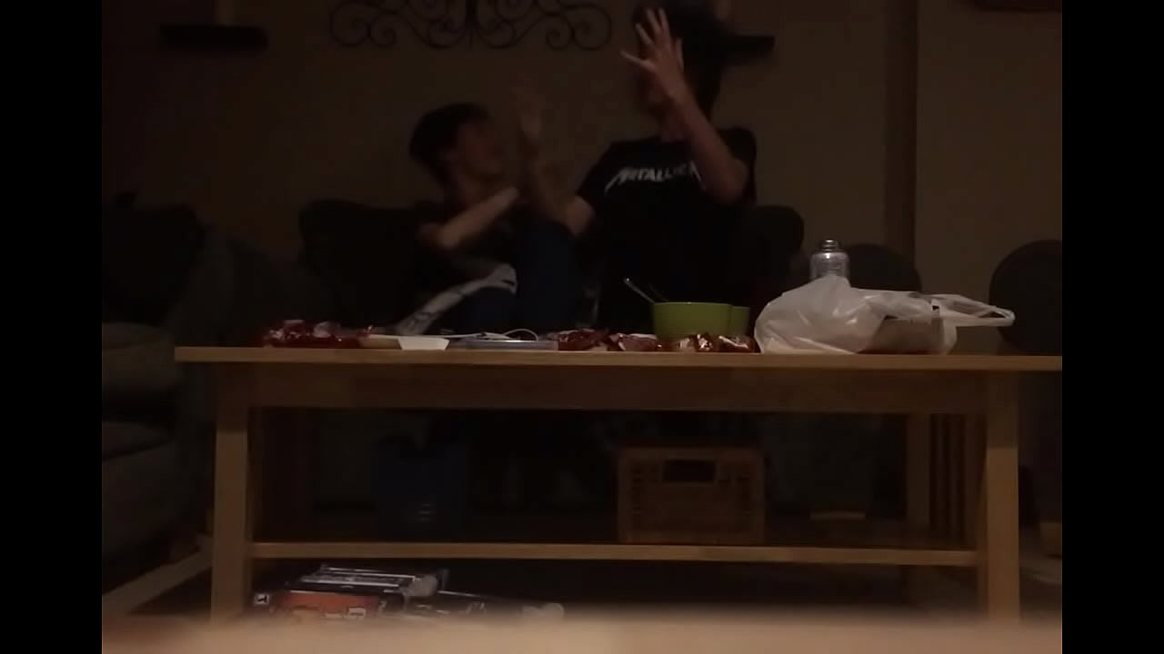 Two Gay Walruses Moshing on a Couch